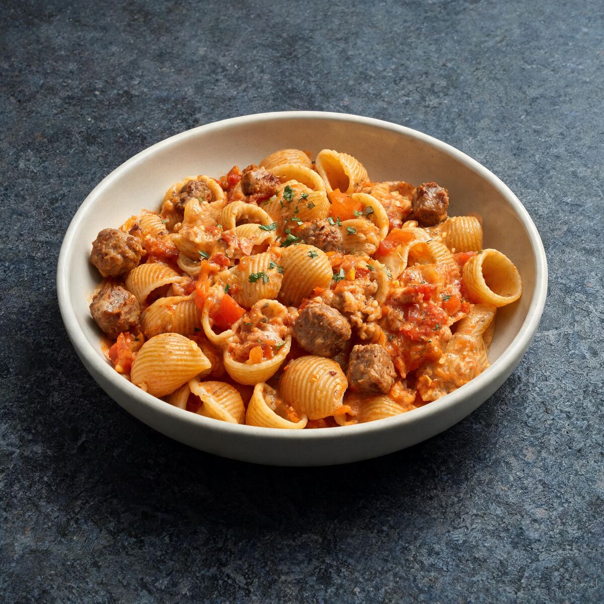 Cheesy Sausage Pasta