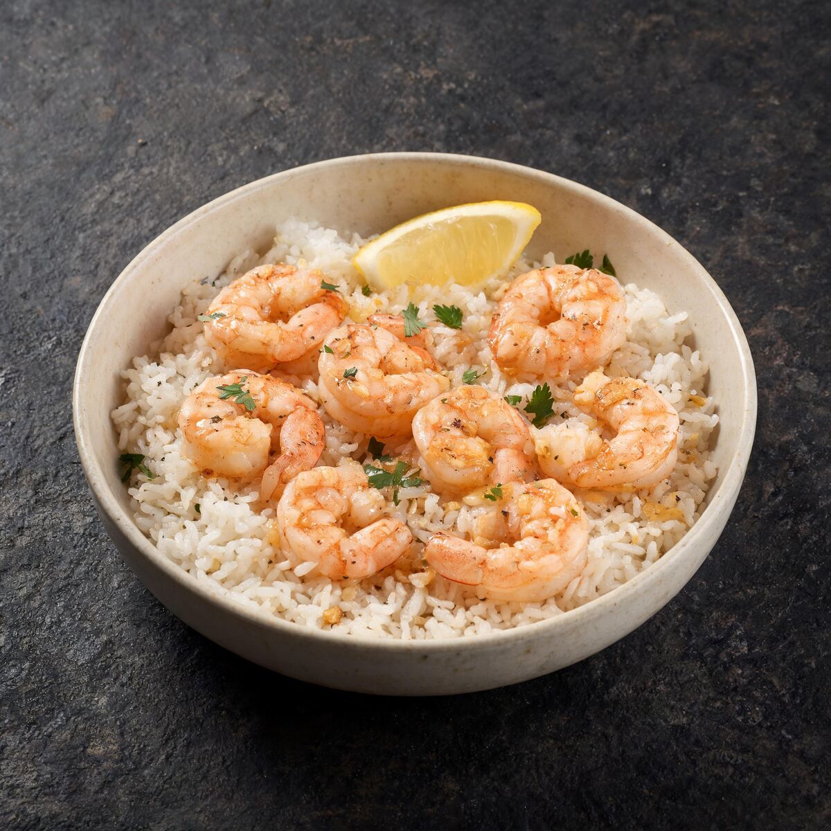 Garlic Butter Shrimp Rice