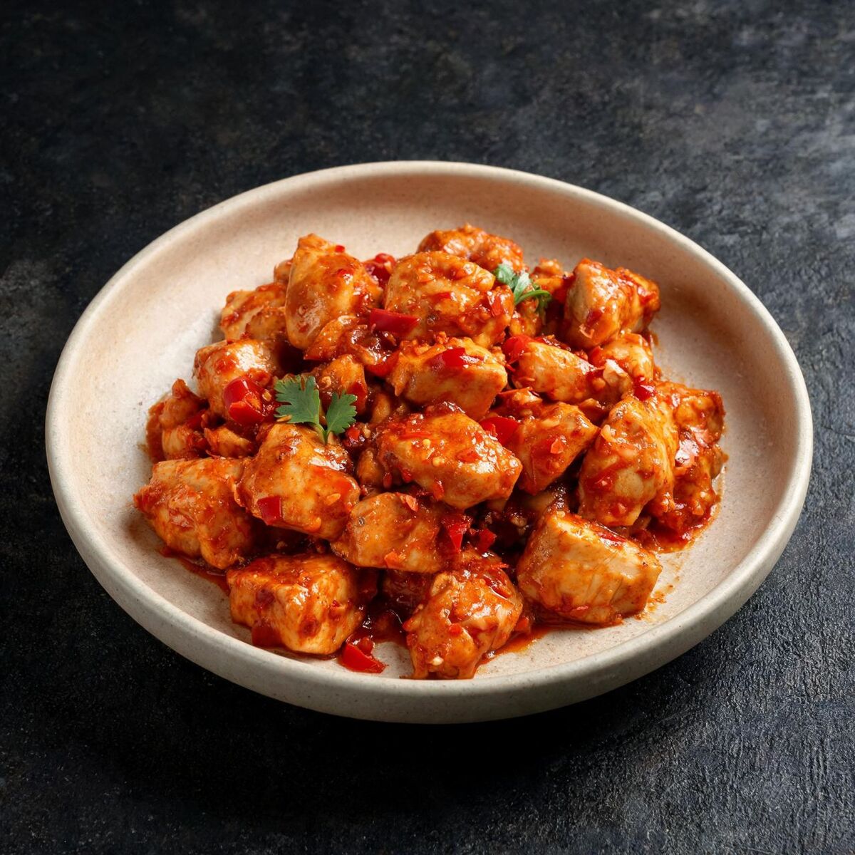 Chili Chicken Rice Bowl