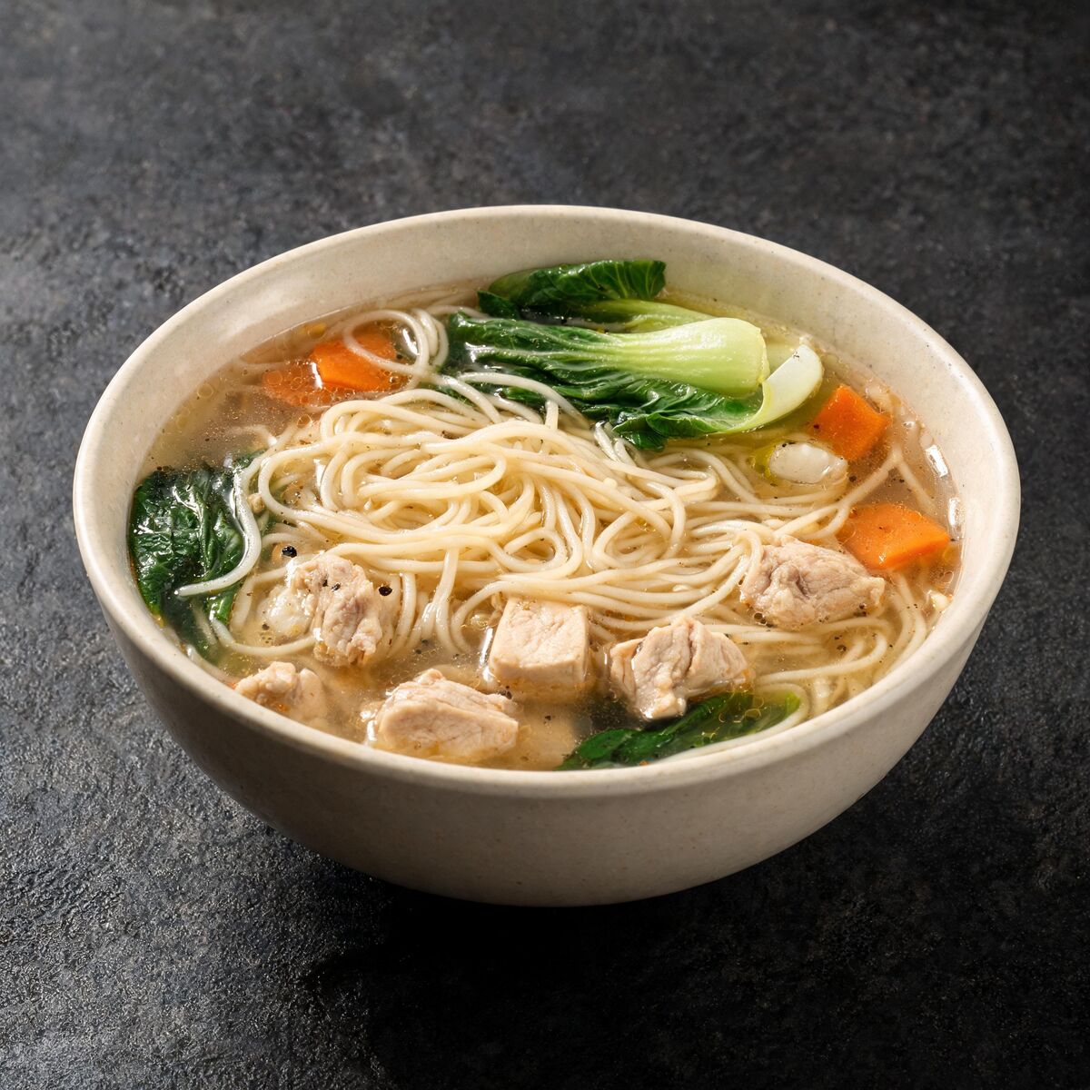 Chicken Noodle Soup with Bok Choy