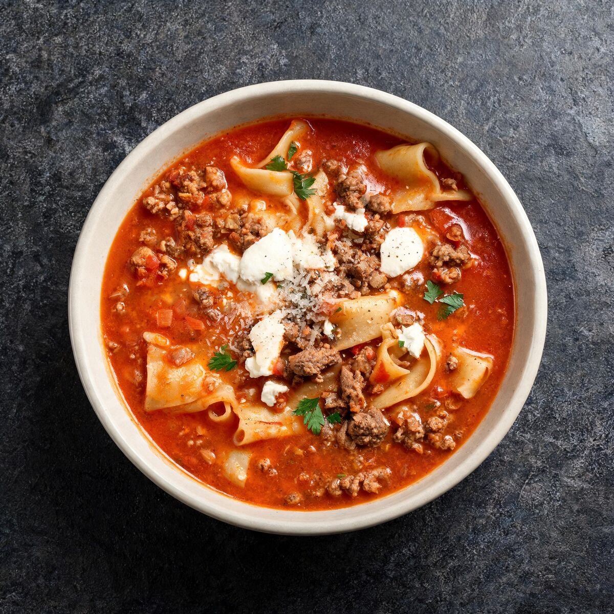 Lasagna Soup