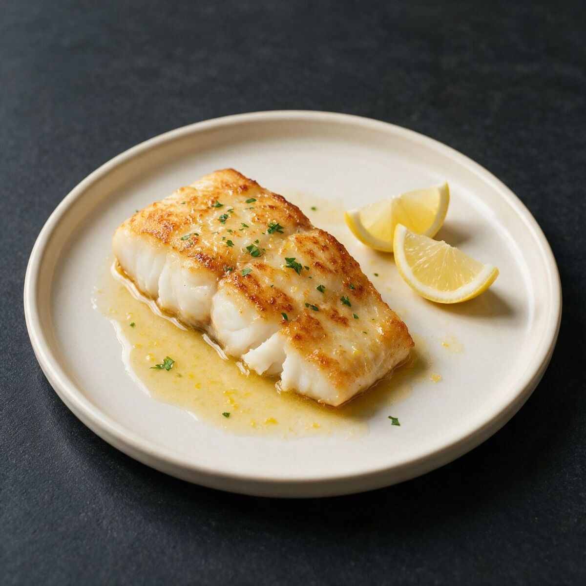 Pan-Seared Cod with Lemon Butter