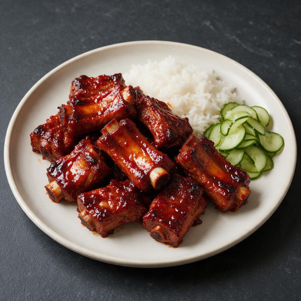 Korean Gochujang Pork Ribs