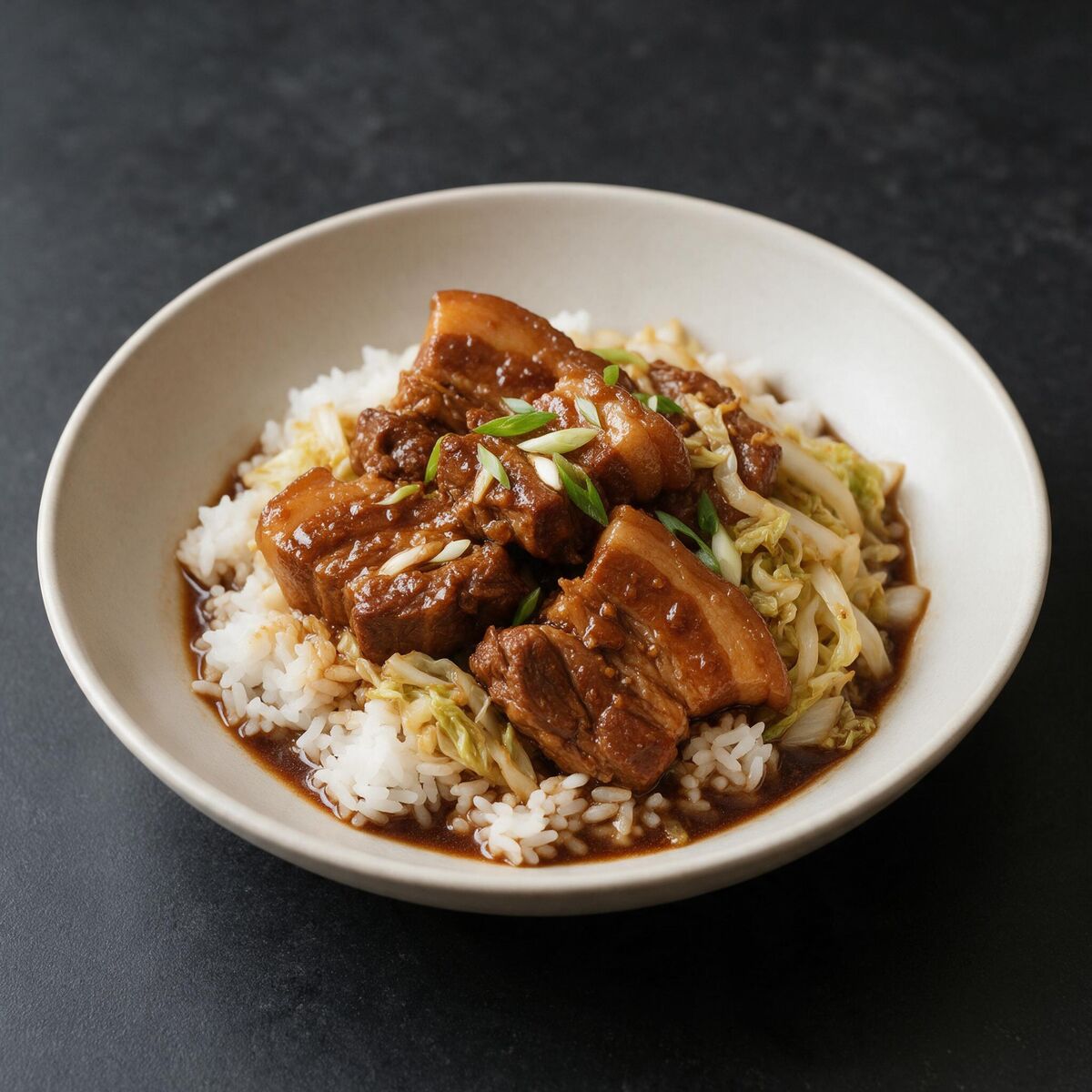 Miso & Ginger Braised Pork Belly
