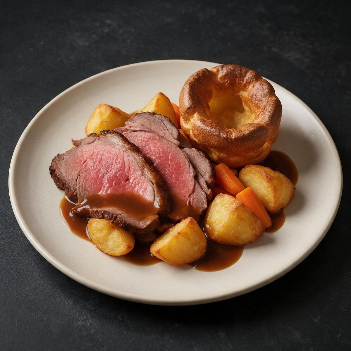 Roast Beef with Yorkshire Puddings