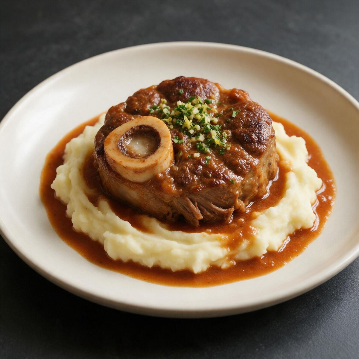 Osso Buco with Mashed Potatoes