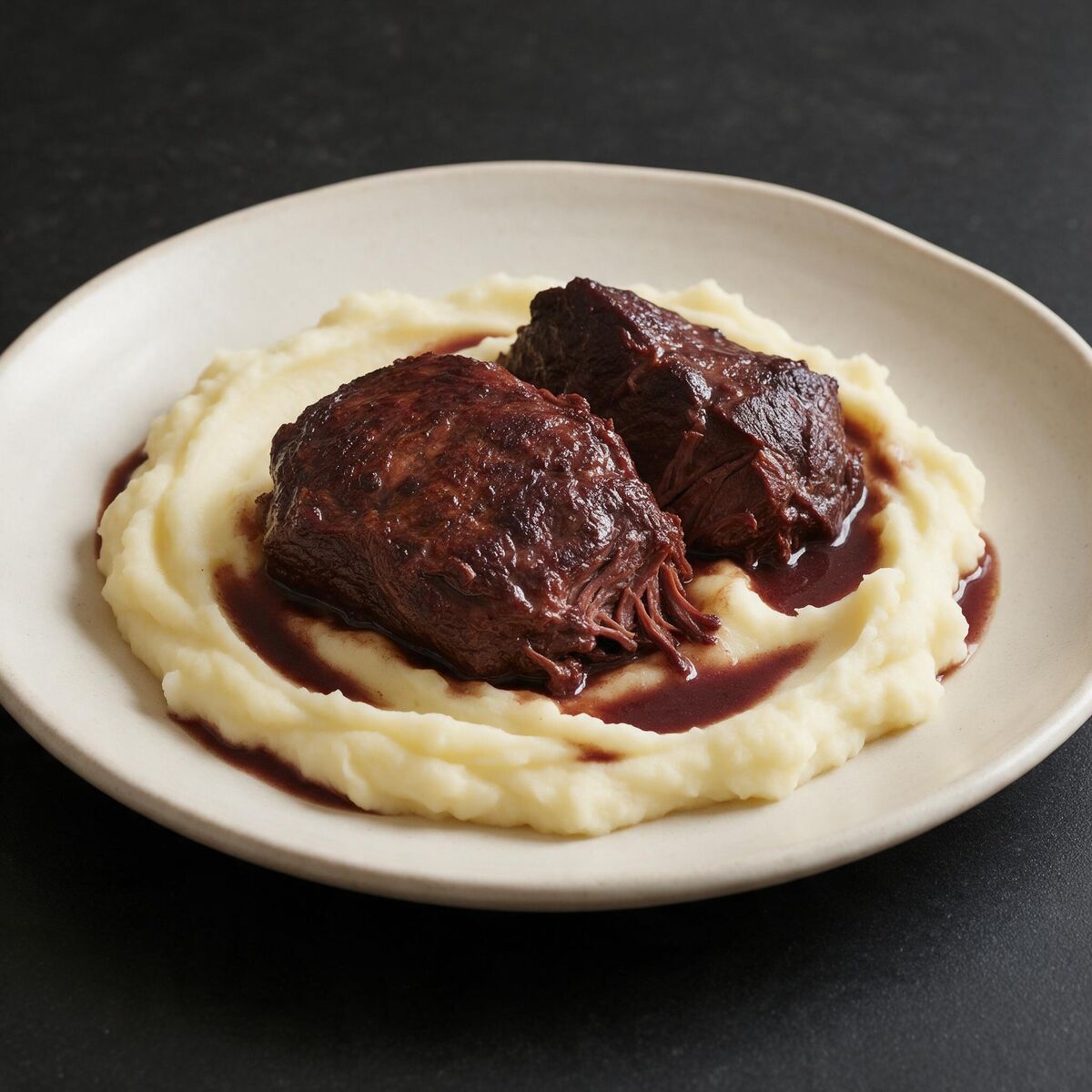 Braised Beef Cheeks with Mash
