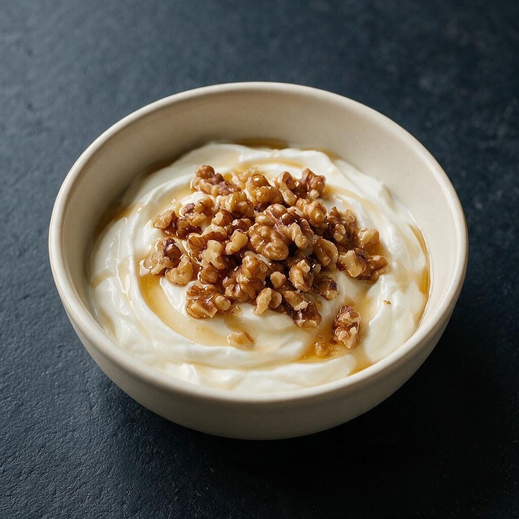 Greek Yogurt with Honey and Walnuts